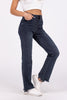 Into The Night from Judy Blue: High-Rise Button Fly Straight Leg Denim