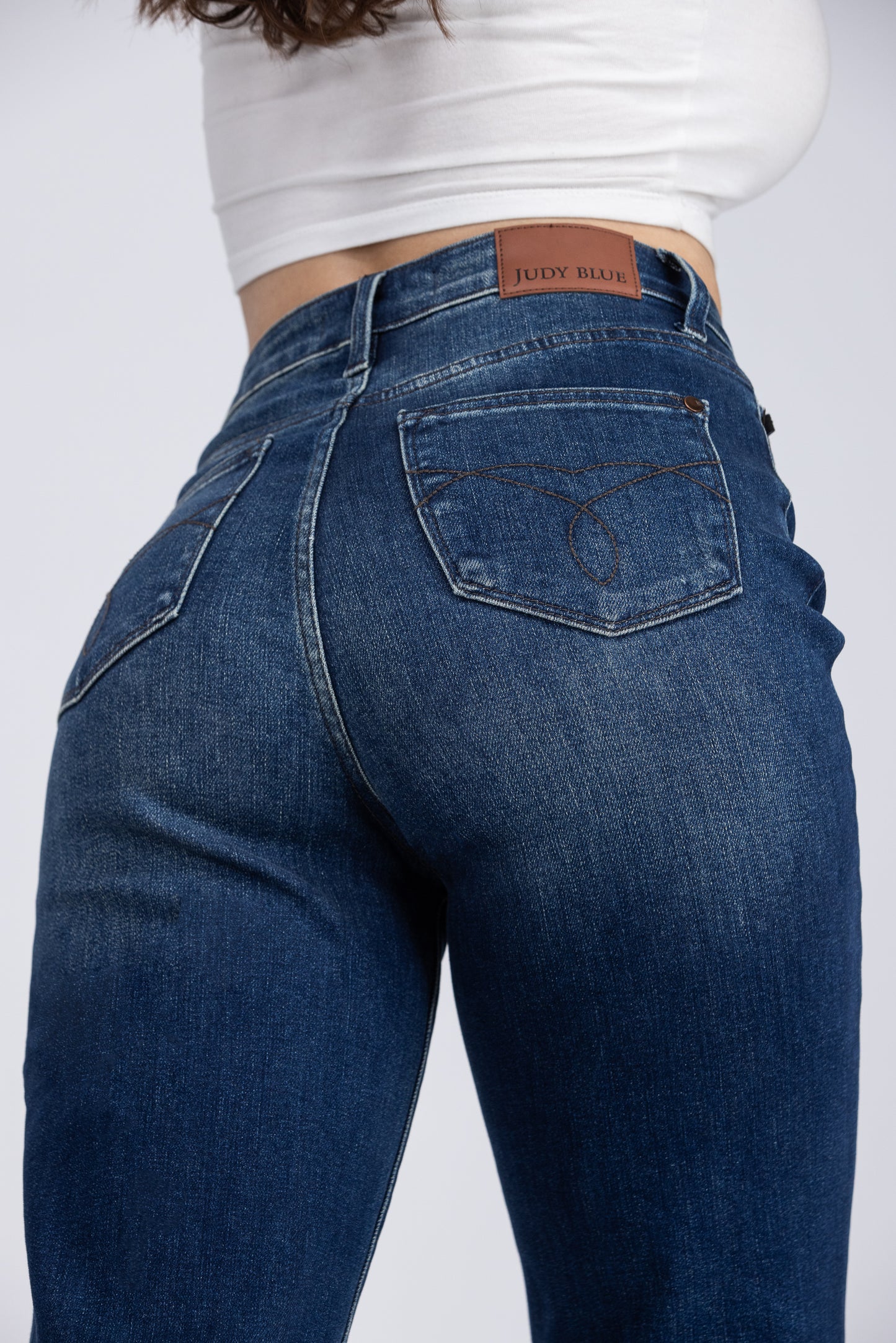 Weak in the Knees from Judy Blue: High-Rise Dad Denim