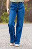 The Bella from Judy Blue: High-Rise Wide Leg Denim