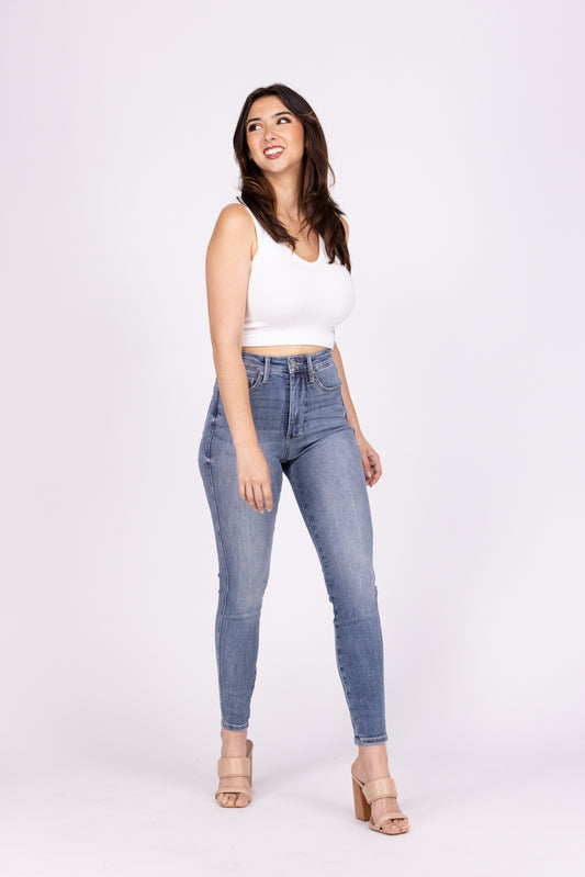 Don't Keep Secrets from Judy Blue: High-Rise Tummy Control Skinny Fit