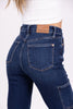 Getting Things Done from Judy Blue: High-Rise Cargo Bootcut Denim