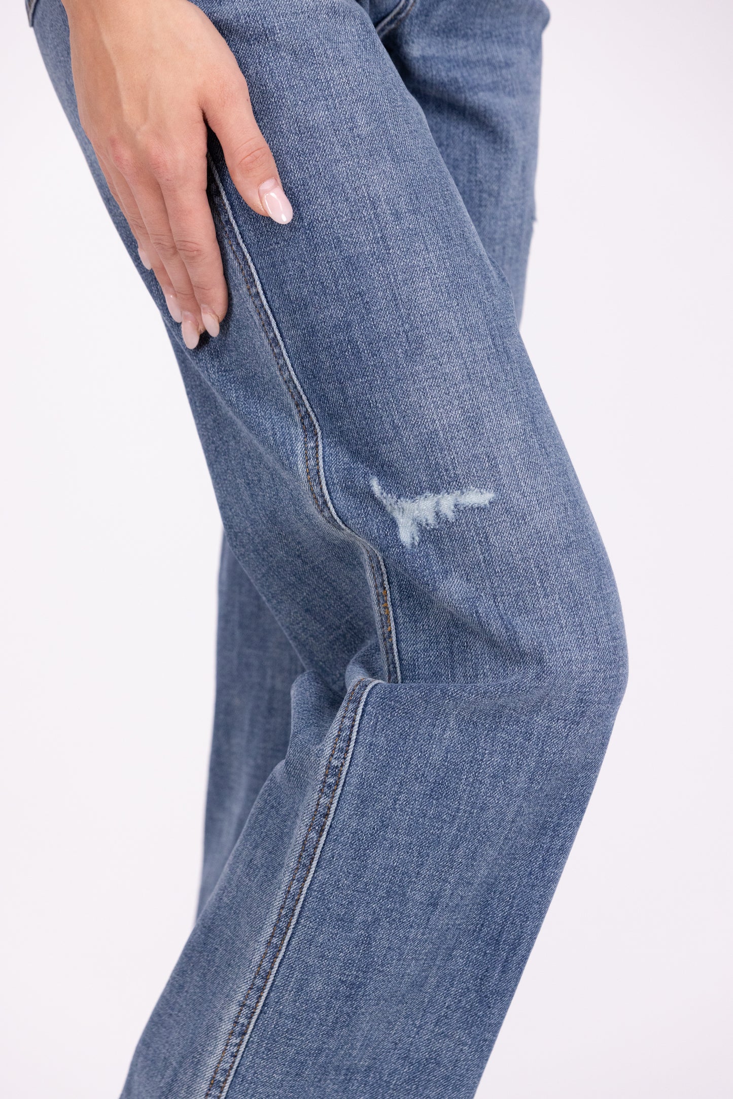 Love You Right From Judy Blue: High-Rise Tummy Control Straight Leg Denim