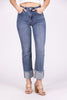 Upside Down From Risen: High-Rise Straight Leg Denim