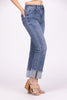 Upside Down From Risen: High-Rise Straight Leg Denim