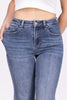 Upside Down From Risen: High-Rise Straight Leg Denim