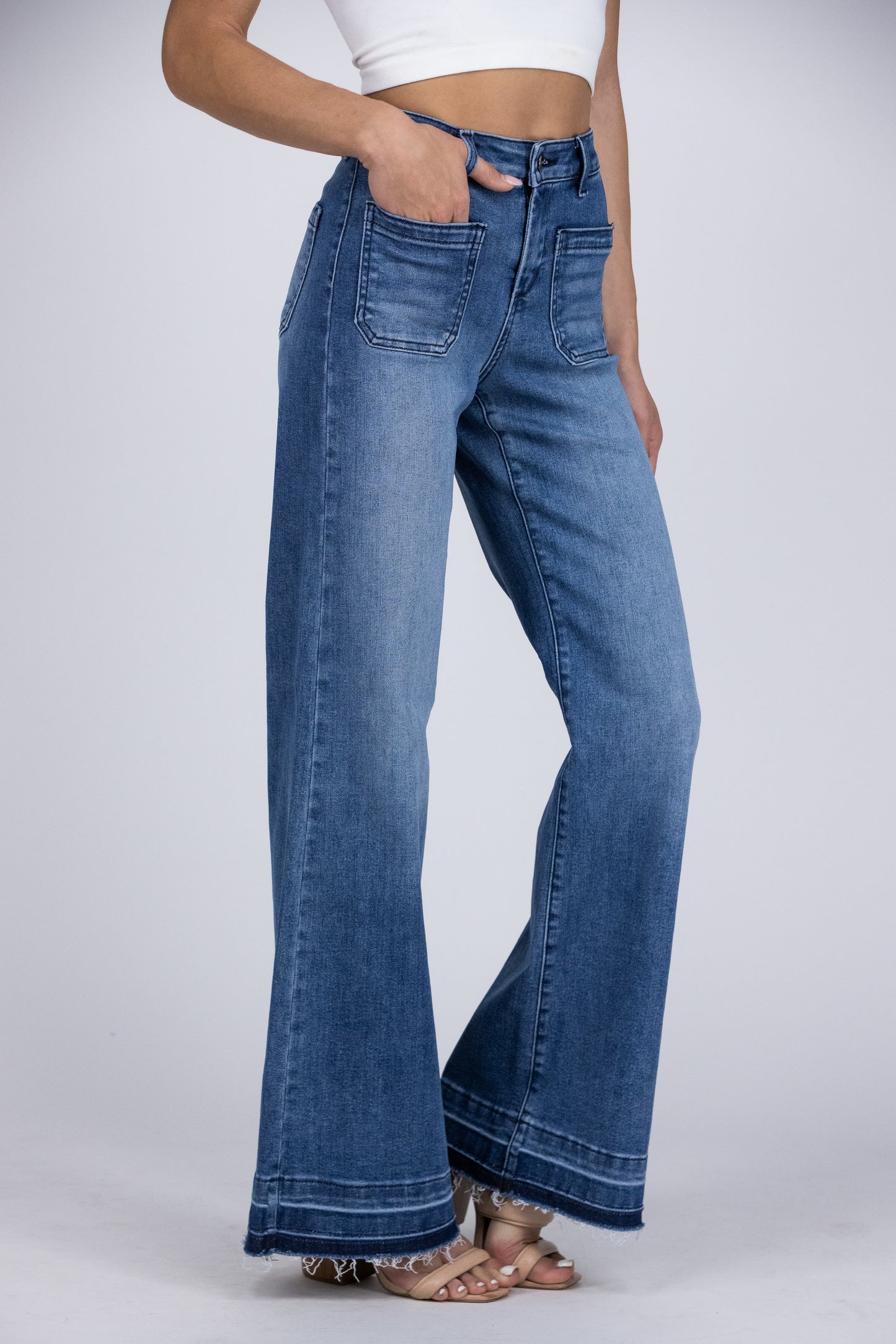 Back to Daydreaming From Risen: High-Rise Wide Leg Denim