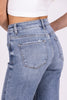 Never Tear Us Apart From Risen: High-Rise Wide Leg Denim