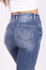 Jukebox Dancing From Risen: High-Rise Frayed Hem Flare Denim