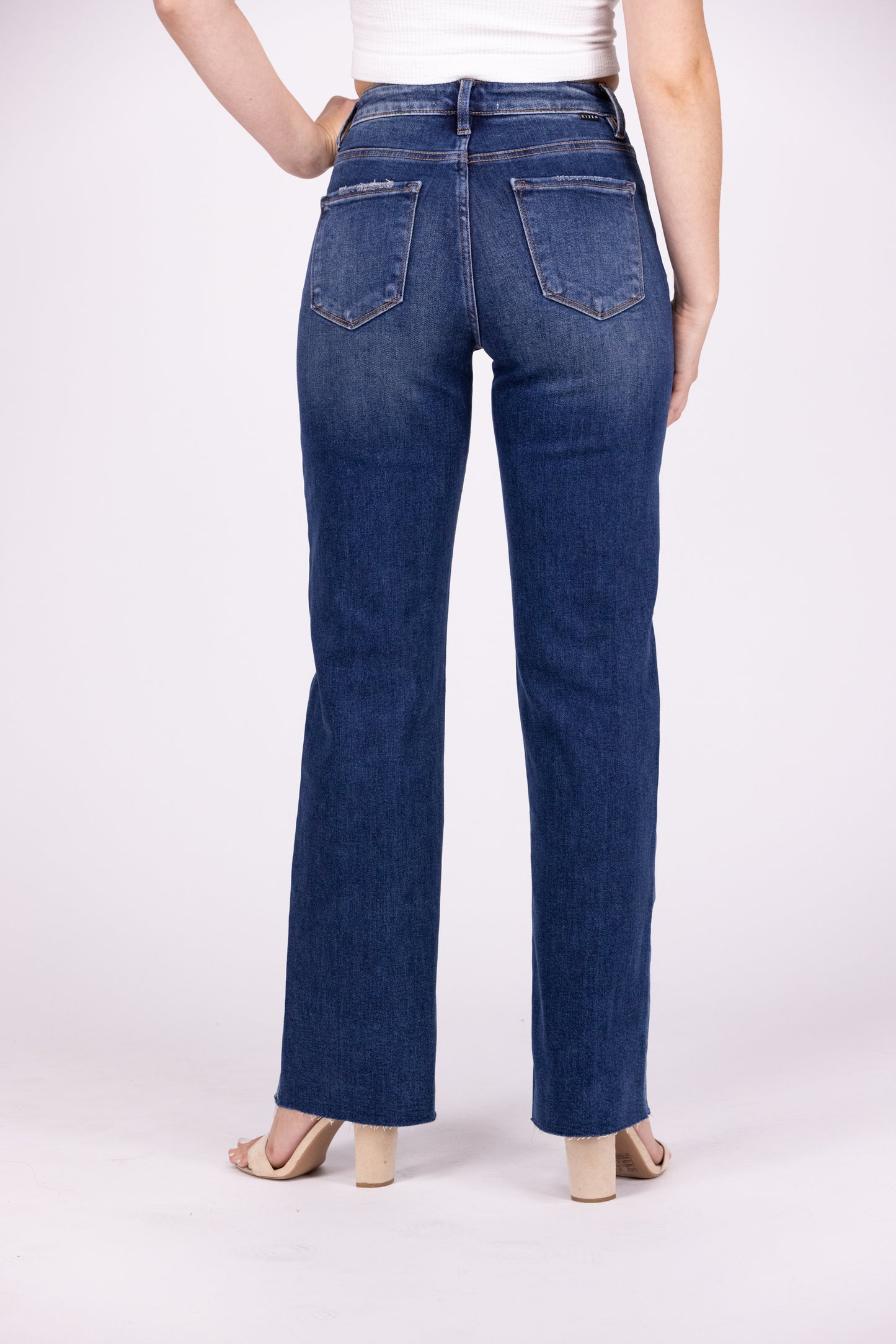 You Know It's True from Risen: High-Rise Tummy Control Straight Leg Denim