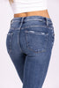 Days Into Nights From Risen: High-Rise Tummy Control Straight Denim