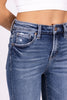 Days Into Nights From Risen: High-Rise Tummy Control Straight Denim