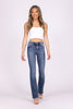 Days Into Nights From Risen: High-Rise Tummy Control Straight Denim