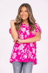 Magenta/Light Pink Floral