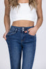 Lit from Lovervet: High-Rise Front Slit Flare Denim