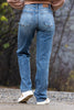 The Maggie from Judy Blue: High-Rise Dad Straight Leg Denim