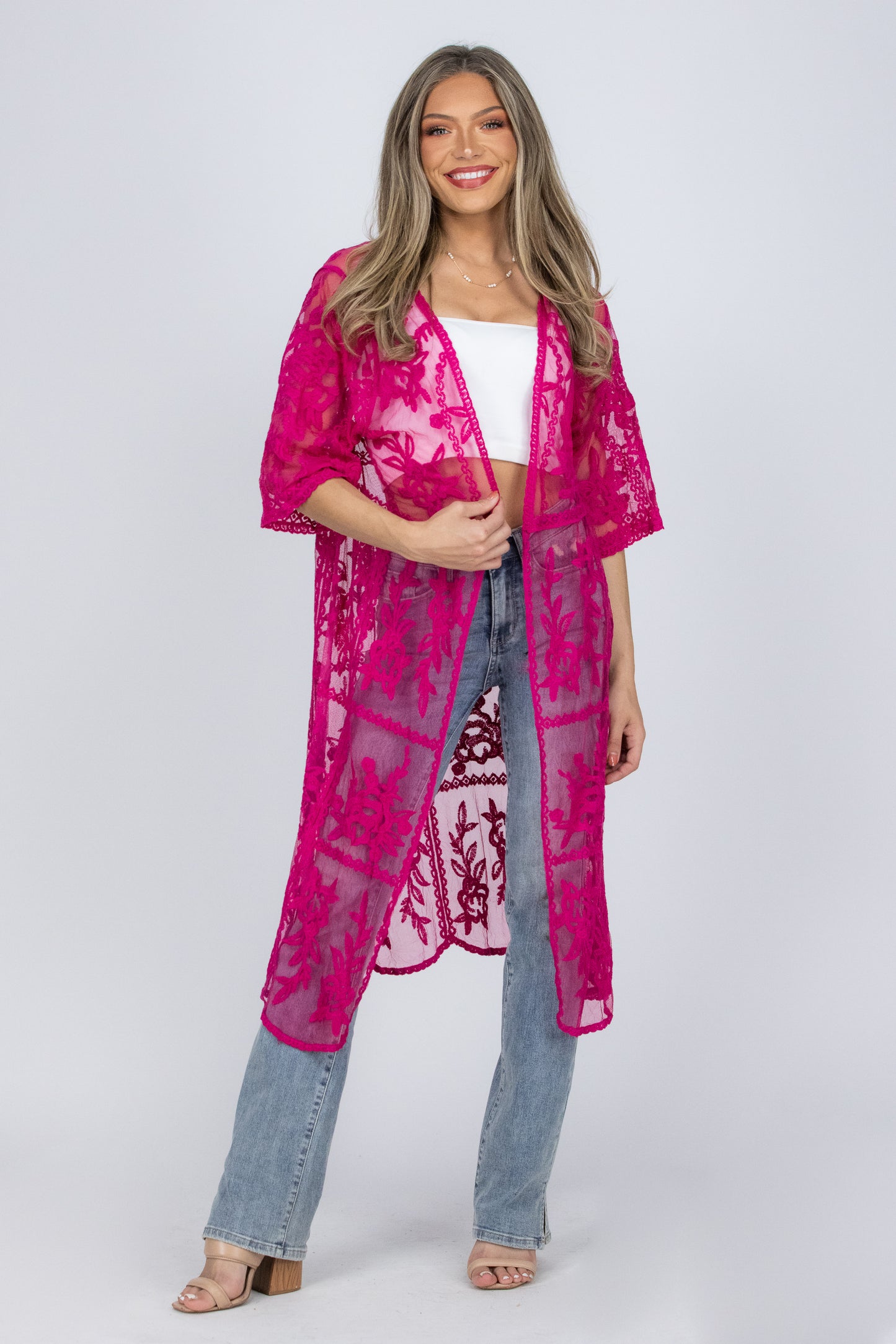 Blossom In Life Lace Kimono