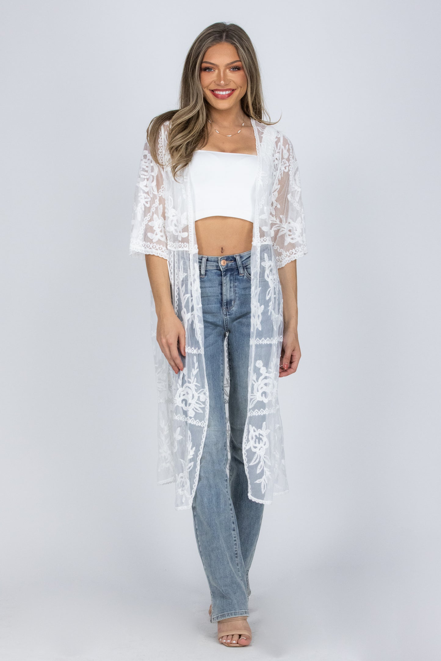 Blossom In Life Lace Kimono