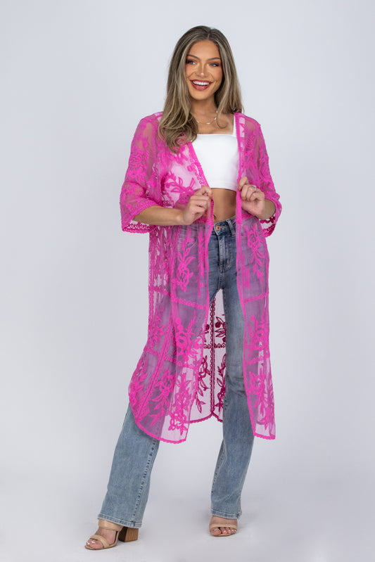 Blossom In Life Lace Kimono