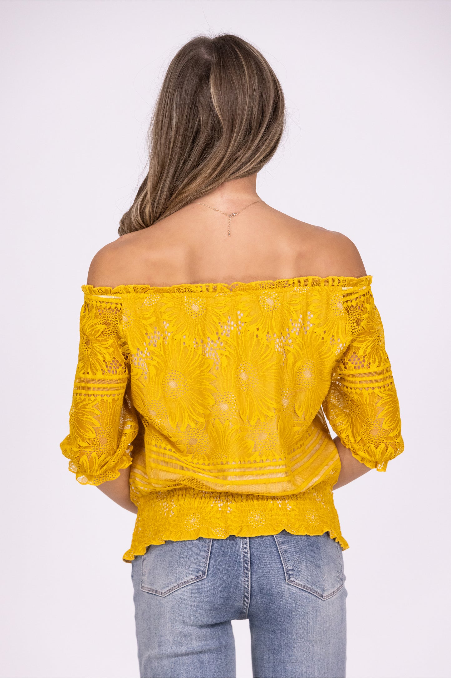 Warm in the Sunshine Off The Shoulder Top