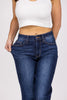 Love In The Moment from Judy Blue: Mid-Rise Straight Leg Denim