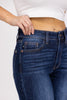 Love In The Moment from Judy Blue: Mid-Rise Straight Leg Denim