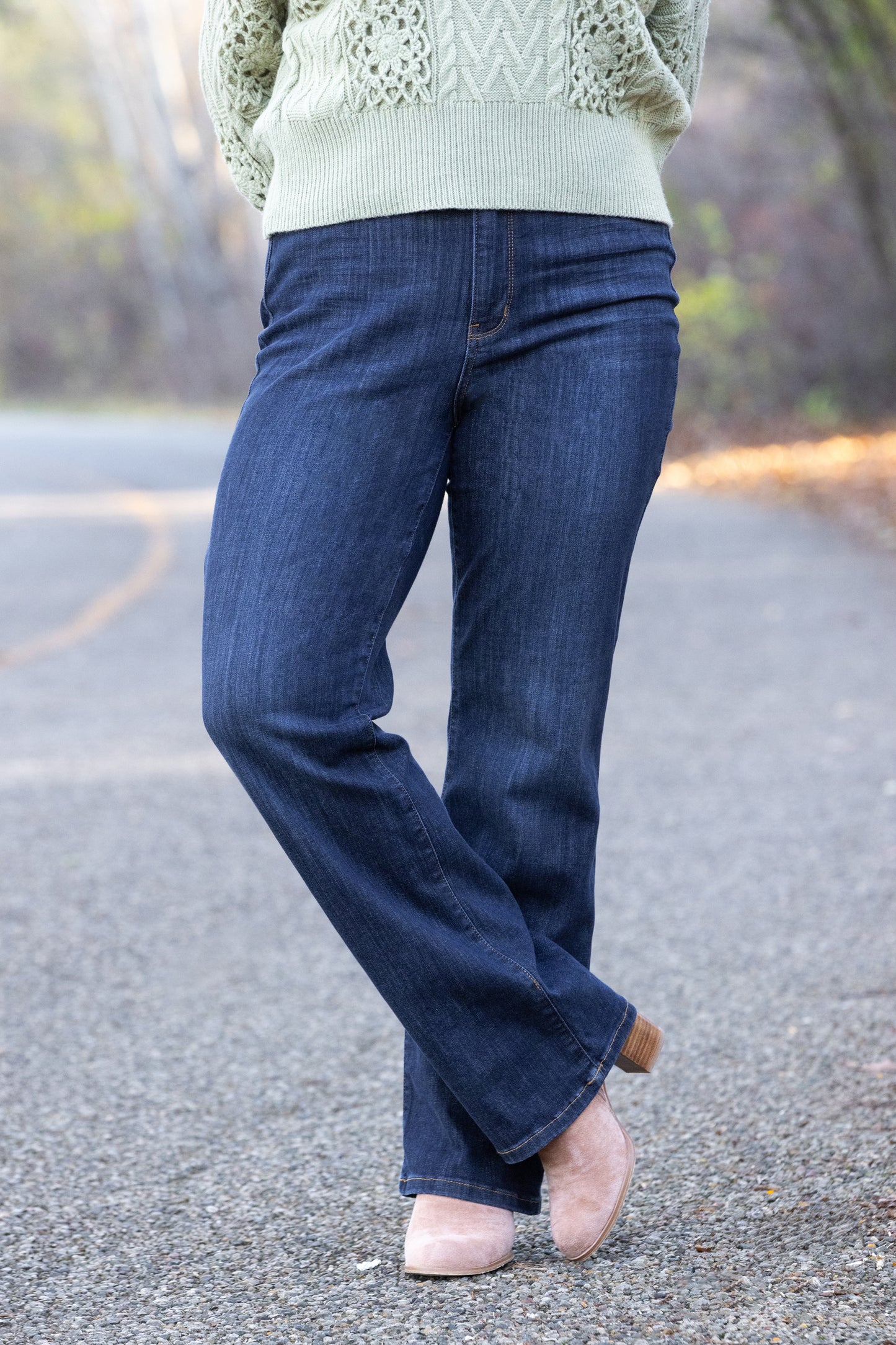 The Nadine from Judy Blue: High-Rise Straight Leg Denim