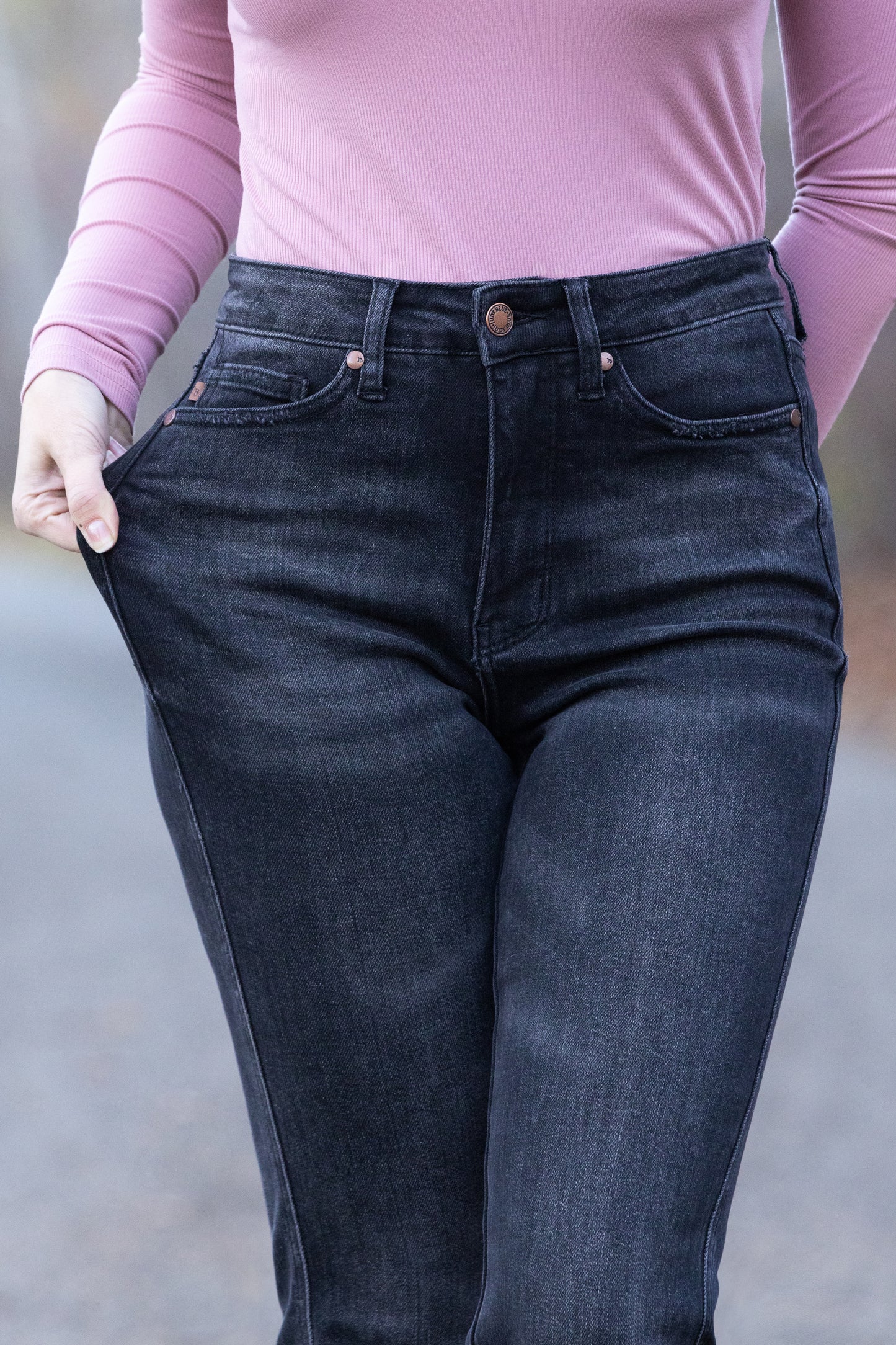 The Leila from Judy Blue *Three Length* High-Rise Tummy Control Bootcut Denim