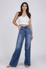 The Max from Judy Blue: High-Rise Retro Wide Leg w/Cuff Denim