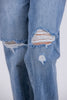 Make The Most Of Tonight from Judy Blue: High-Rise Rigid Magic 90's Straight Leg Denim