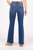 The Paula from Judy Blue: Mid-Rise Thermal Bootcut Denim