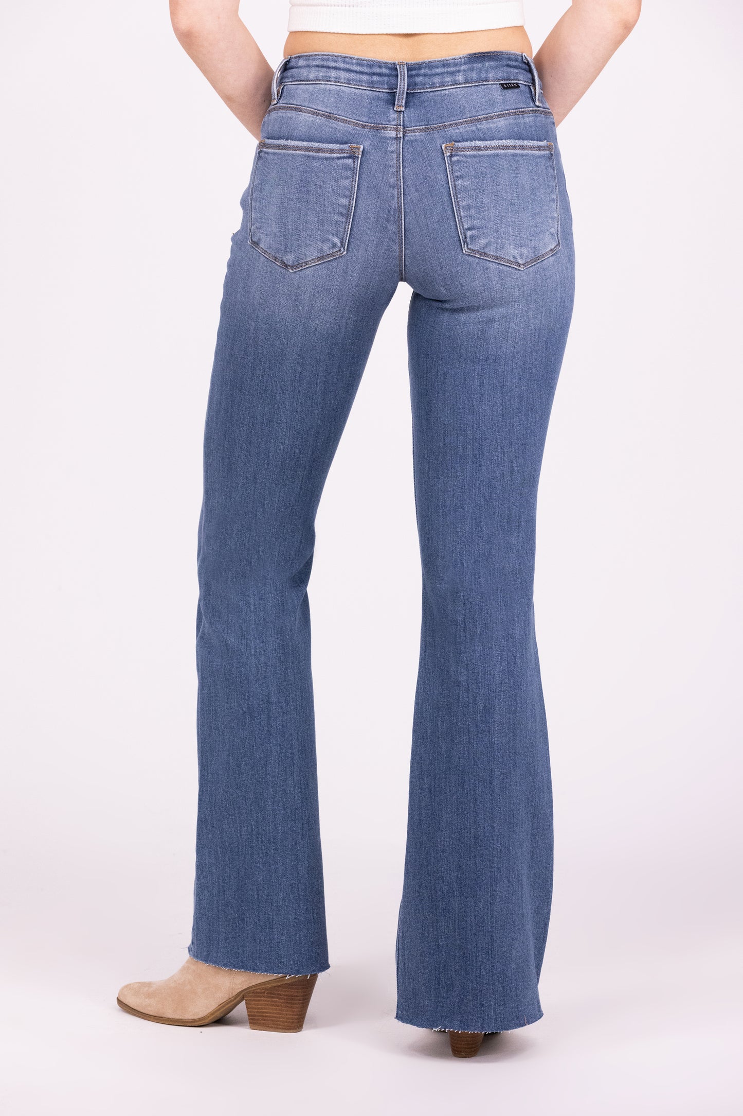 It's Yours To Love From Risen: Mid-Rise Flare Denim