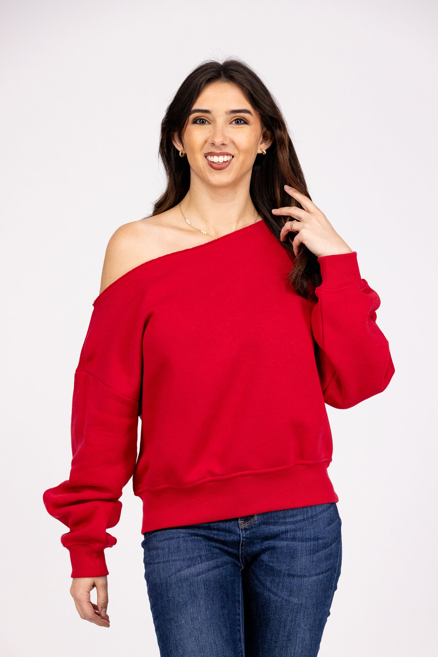 Antidote Off Shoulder Sweatshirt