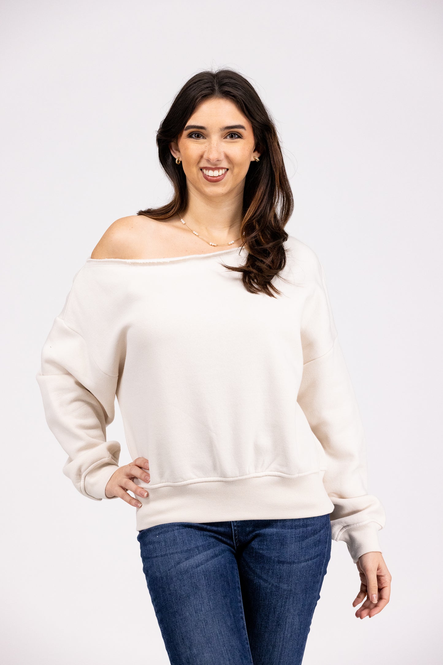 Antidote Off Shoulder Sweatshirt