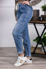 The Harlee from Judy Blue: High-Rise Cuffed Cargo Denim Jogger