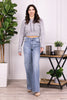 The Dixie from Judy Blue: High-Rise Retro Wide Leg Denim