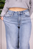 The Dixie from Judy Blue: High-Rise Retro Wide Leg Denim