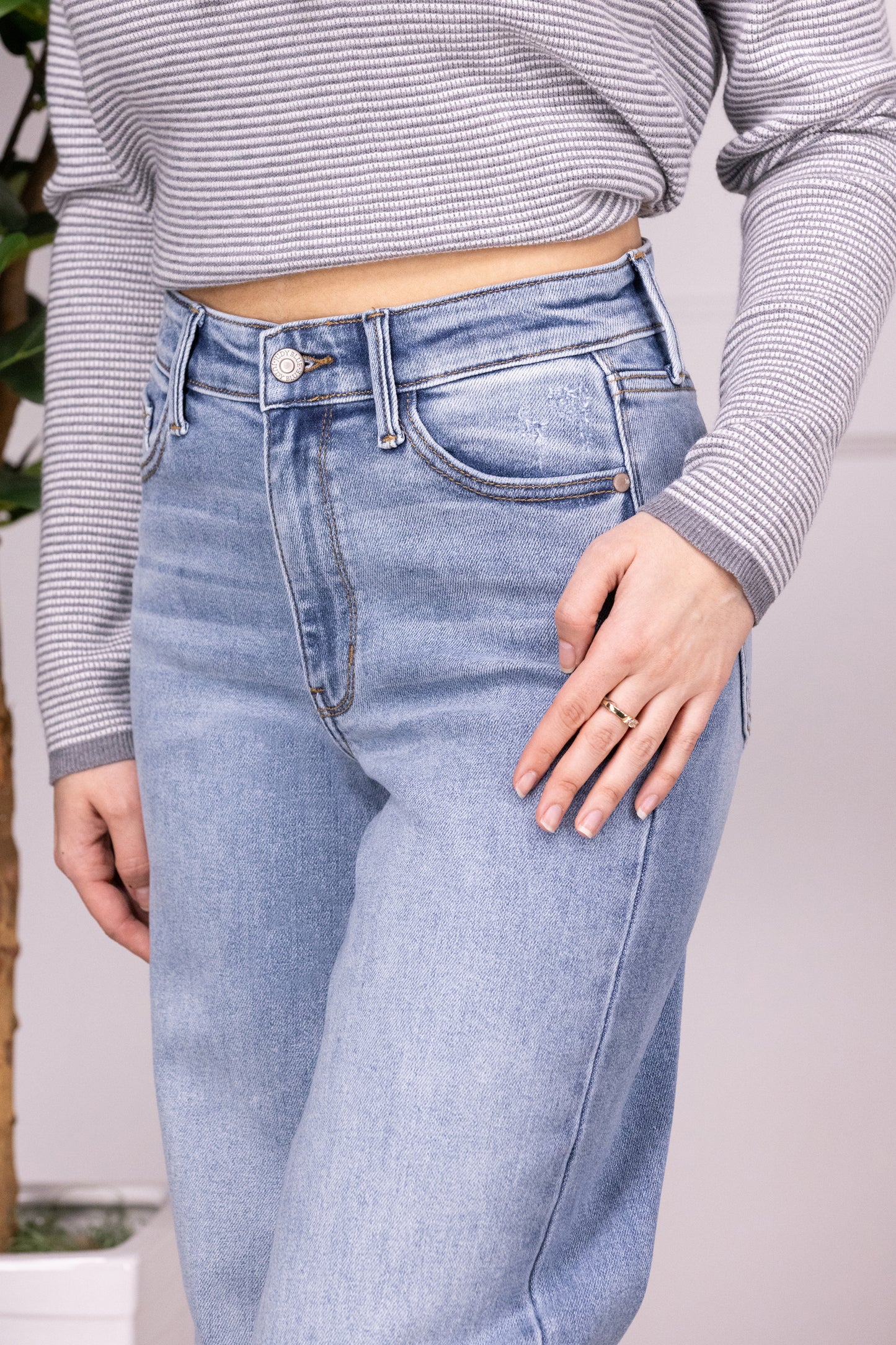 The Dixie from Judy Blue: High-Rise Retro Wide Leg Denim