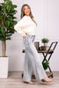 The Hillary from Judy Blue: High-Rise Tummy Control Retro Wide Leg Denim