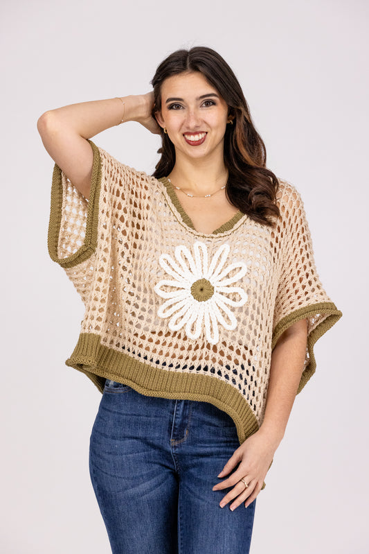 Floral Dayz Crochet Top