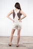 Homegirl from Judy Blue: High-Rise Garment Dyed Denim Overall Shorts