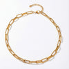 ALB Custom Bold Textured Link Chain Necklace