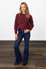 The Gwen from Lovervet *Three Length* Mid-Rise Tummy Control Flare Denim