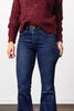 The Gwen from Lovervet *Three Length* Mid-Rise Tummy Control Flare Denim