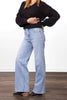 The Felicity from Lovervet: *Three Lengths* High-Rise Tummy Control Wide Leg Denim