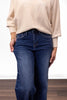 The Raegan from Lovervet *Two Lengths* High-Rise Tummy Control Wide Leg Denim