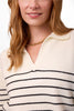 ALB Custom Women's Striped Collared Sweater