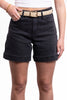 The Koda by Ava Lane High-Rise Black Wash Denim Shorts