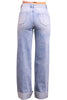 The Tarin by Ava Lane Mid-Rise Tummy Control Cuffed Wide Leg Jeans in Three Lengths
