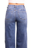 The Auburn by Ava Lane High-Rise Tummy Control Snap Wide Leg Denim Three Lengths