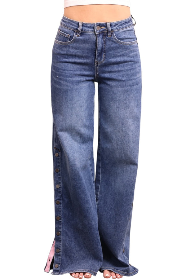 The Auburn High-Rise Tummy Control Wide Leg Jeans - Three Inseams